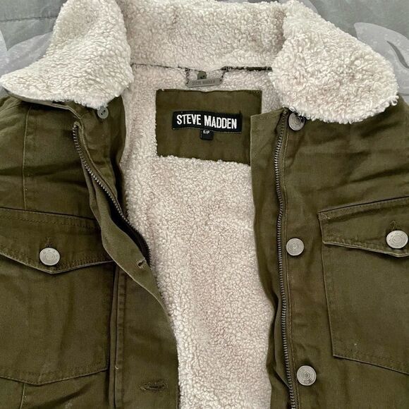 NWT Steve Madden Canvas Parka - Picture 7 of 8